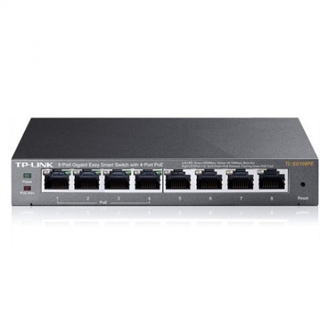 TP-LINK TL-SG108PE 8PORT 10/100/1000 YÖNETİLEBİLİR POE SWITCH