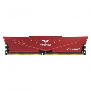 Team T-Force Vulcan Z Red 8GB 1x8GB 3200MHz CL16 Gaming Ram DDR4 (TLZRD48G3200HC16C01)