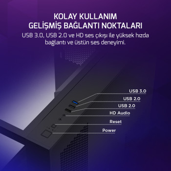 GAMEPOWER WARCRY TOPGLASS 4XARGB KASA 750W BLACK