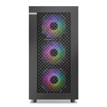 SEGOTEP Endura 1 Siyah 750W 80+ Bronze PCIE 5.0 Midi Tower Kasa (Rainbow Fan)