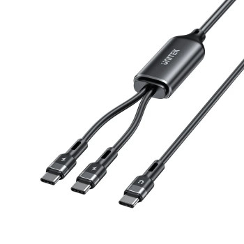 UNITEK 2in1 TYPE-C HIZLI ŞARJ KABLO (C14146ABK01-1.8M)