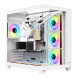 GAMEPOWER WARCRY TOPGLASS 4XARGB KASA 850W WHITE