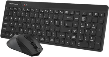A4 TECH FG2400 Q 2.4 GHZ AİR2 SİYAH KLAVYE+MOUSE