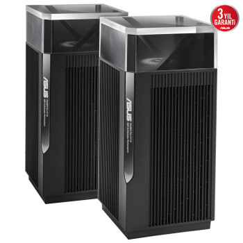 ASUS ZENWIFI PRO XT12 SIYAH IKILI MESH SISTEMI