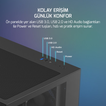 GamePower WARCRY SELSEI 4xARGB LED STRIP GAMING KASA 750W