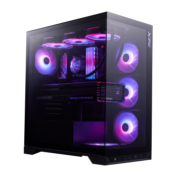 XPG Invader X BTF ARGB USB 3.2 Siyah ATX Mid-Tower Kasa (INVADERXBTFMT-BKCWW)
