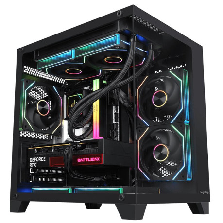 Segotep U502 Siyah 650W 80+ Midi Tower mATX Gaming (Oyuncu) Kasa