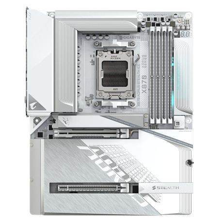 GIGABYTE X870 AORUS STEALTH ICE DDR5 M.2 HDMI DP ATX AM5