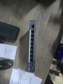 REYEE RG-ES209GC-P 9P GIGABIT SWITCH 8P PO(OUTLET)