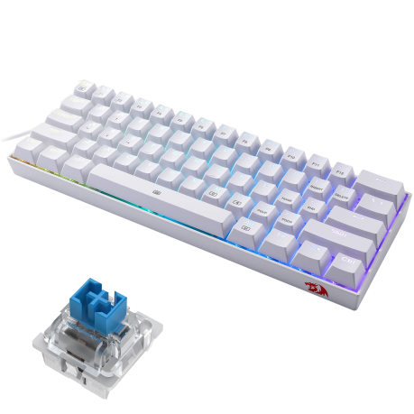 REDRAGON K630W-RGB DRAGONBORN BEYAZ KABLOLU KLAVYE