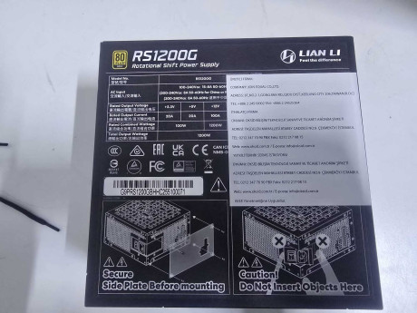 Lian Li RS1200 Siyah 1200W G9P.RS1200G.BH0(OUTLET)