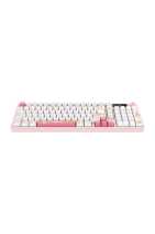HAWK GAMING HK258WP KABLOSUZ BEYAZ PEMBE KLAVYE