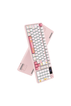 HAWK GAMING HK258WP KABLOSUZ BEYAZ PEMBE KLAVYE