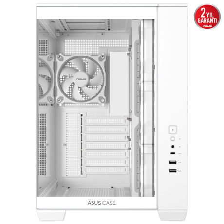 ASUS A32 PLUS M-ATX 3.2 GEN 2X1 TYPE C PORTU VE 360MM AIO CPU SOĞUTUCU & 420MM EKRAN KARTIYLA UYUMLU BEYAZ