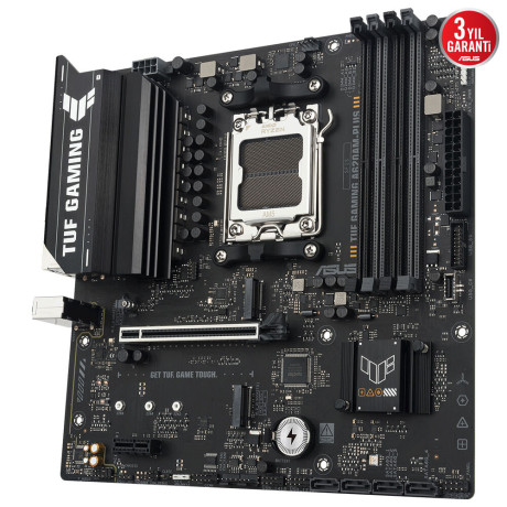 ASUS TUF GAMING A620AM-PLUS 7600MHZ(OC) DDR5 2xDP HDMI ÇİFT M2 USB3.2 AURA RGB 2.5GBİT LAN mATX