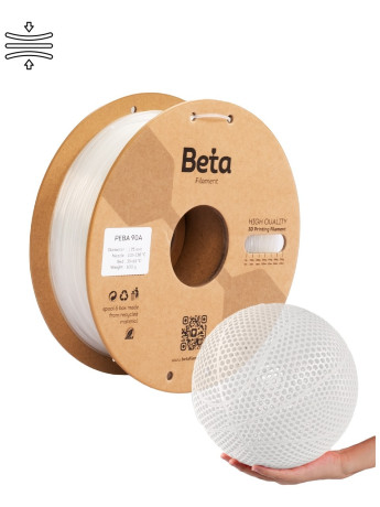 Beta PEBA 90A Transparent Filament
