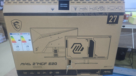 MSI 27 MAG 274CF E20 200HZ 0.5MS VA MONITO(OUTLET)