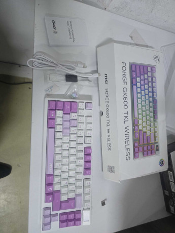 MSI FORGE GK600 TKL W VIOLET TR GAMING KLA(OUTLET)