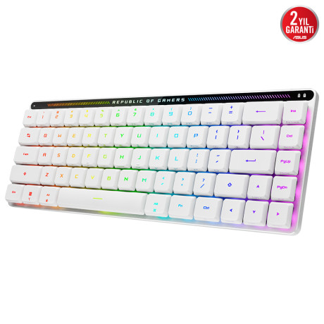 ASUS ROG FALCHION RX WL LP RD TR BEYAZ KLAVYE