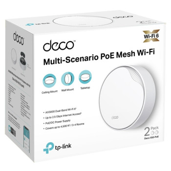 TP-LINK DECO X50-POE 2'li AX3000 EV Wi-Fi 6 SISTEM